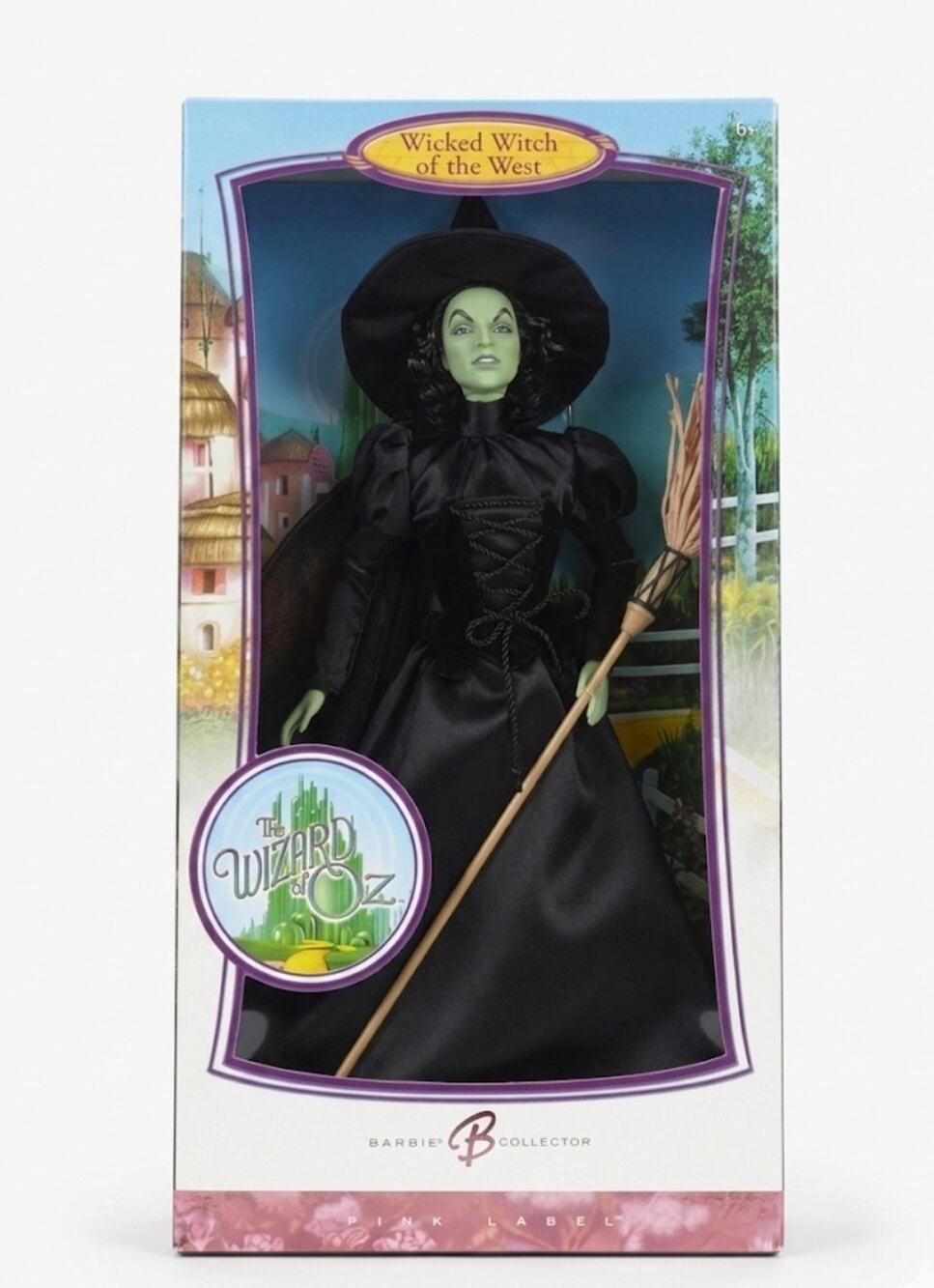 2006 Wizard of OZ Barbie Wicked Witch of the West K8685 by Mattel NIB Pink Label